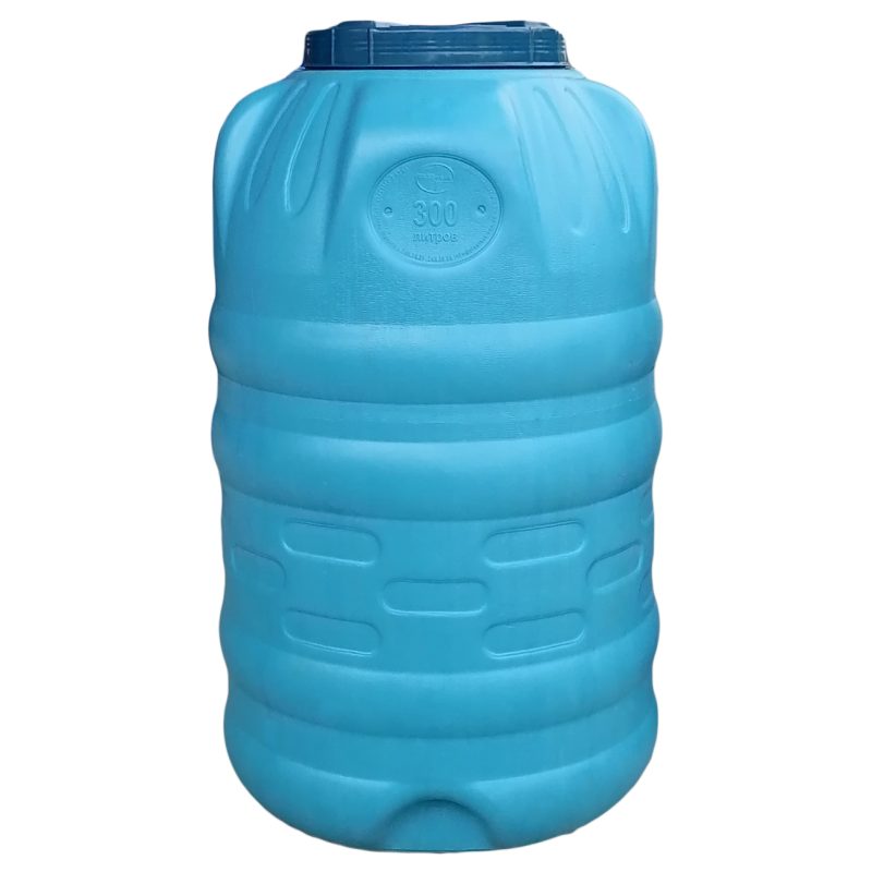 Бочка 300 л вертикальна тришарова харчова Пласт бак